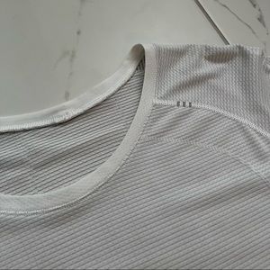 Lululemon White Metal Vent Tech Long Sleeve